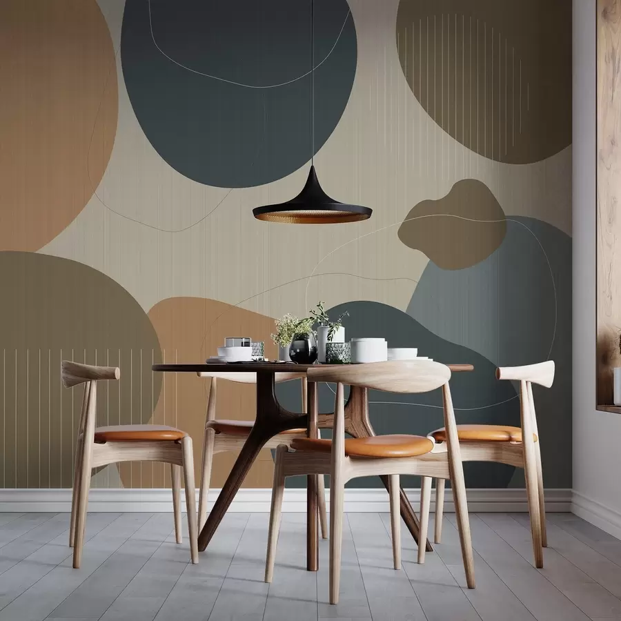 Papier peint Cercles abstraits w04759v1