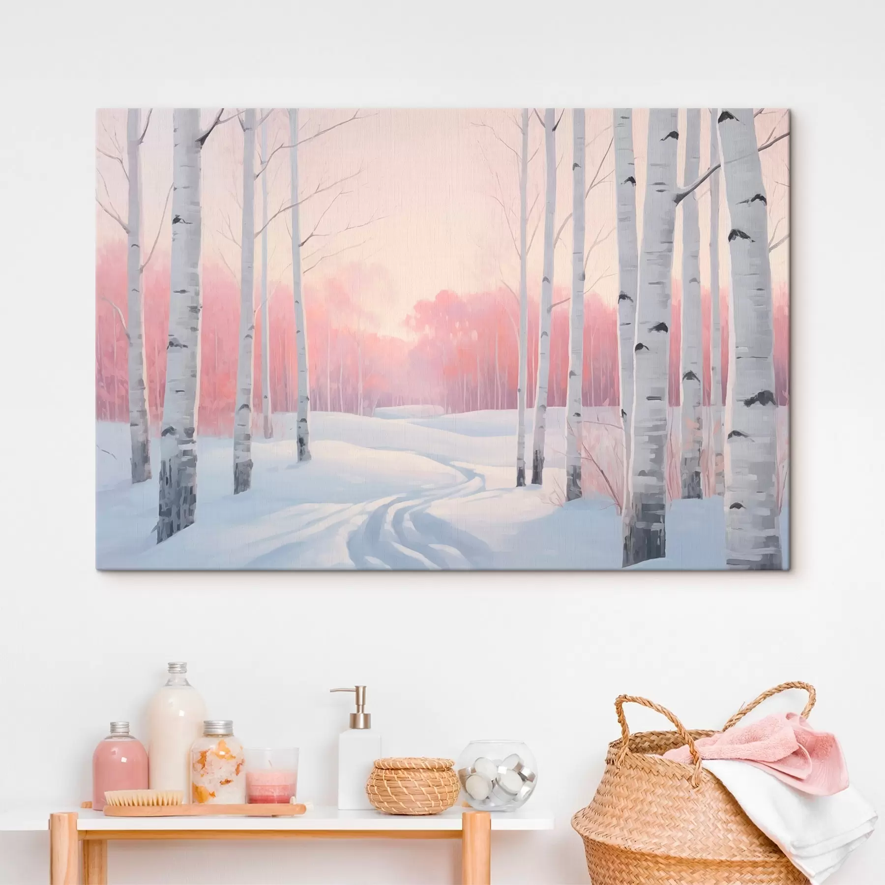 Tableau Forêt de bouleaux s46405