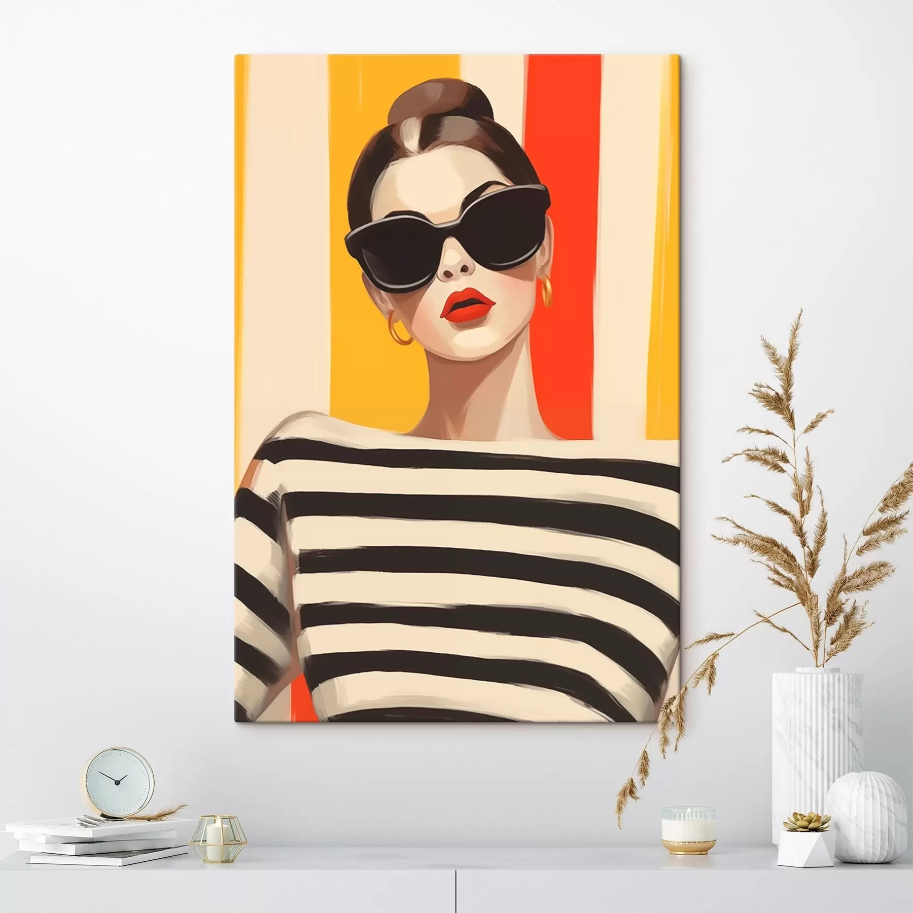 Tableau Fille à la mode s46418