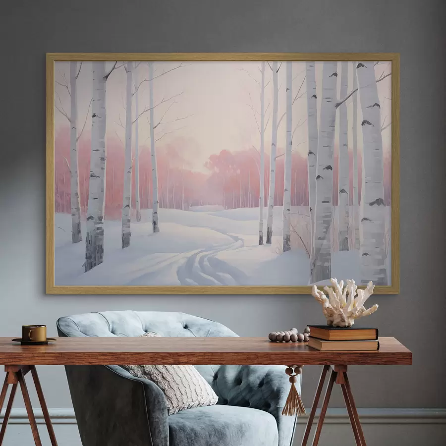 Papier peint Forêt de bouleaux f46405