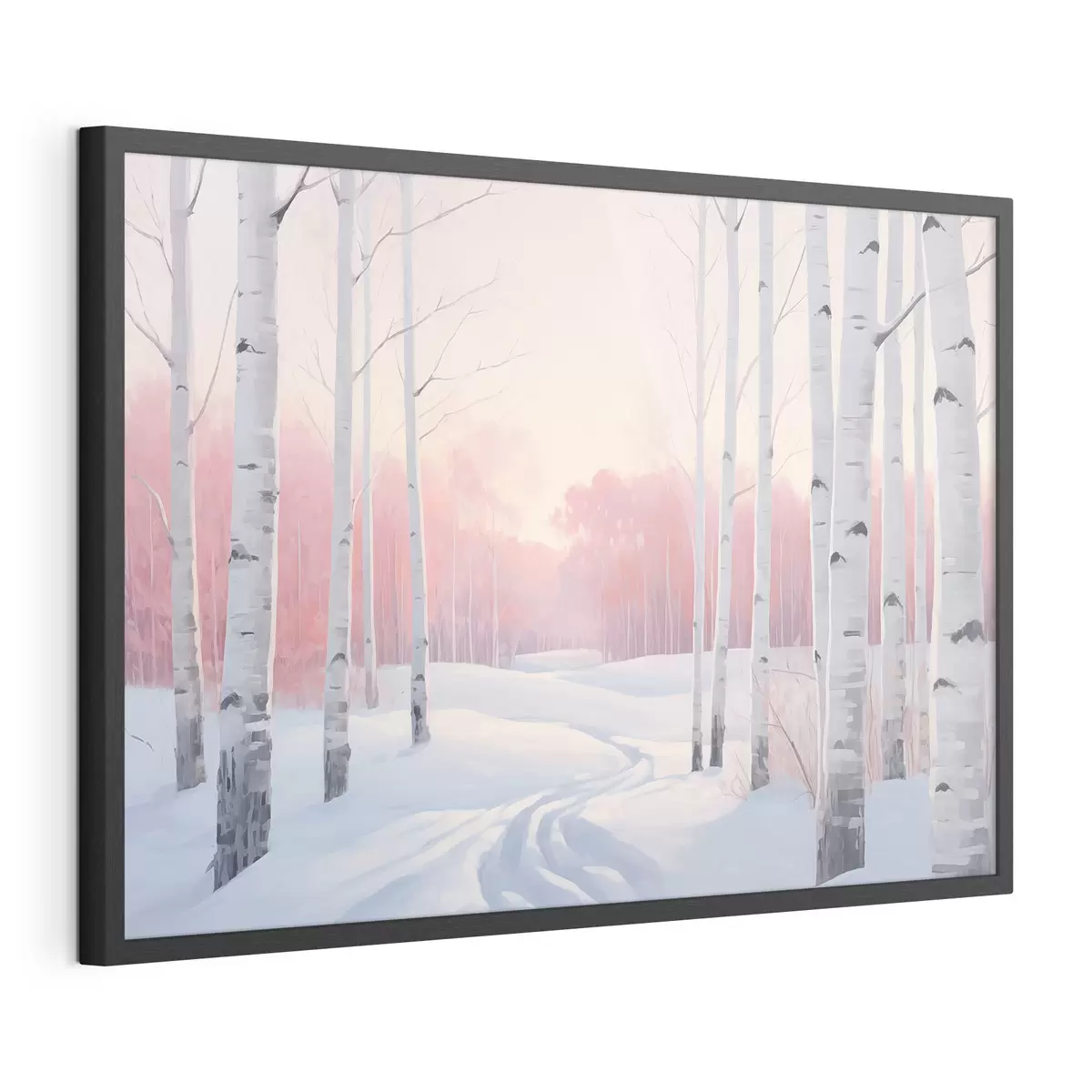 Poster Forêt de bouleaux f46405