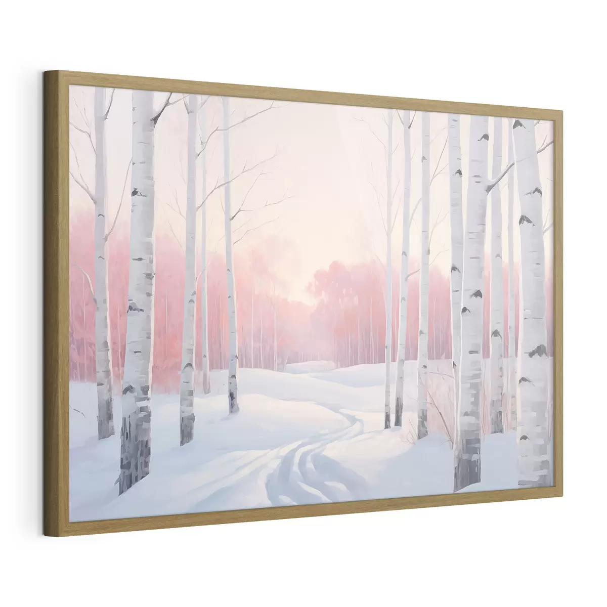 Poster Forêt de bouleaux f46405