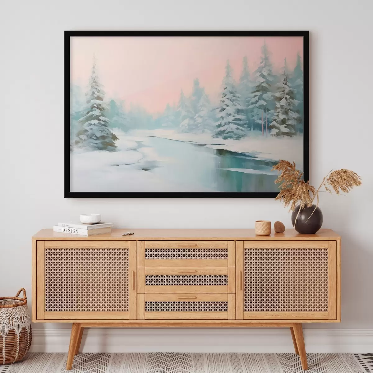 Poster Paysage hivernal f46408