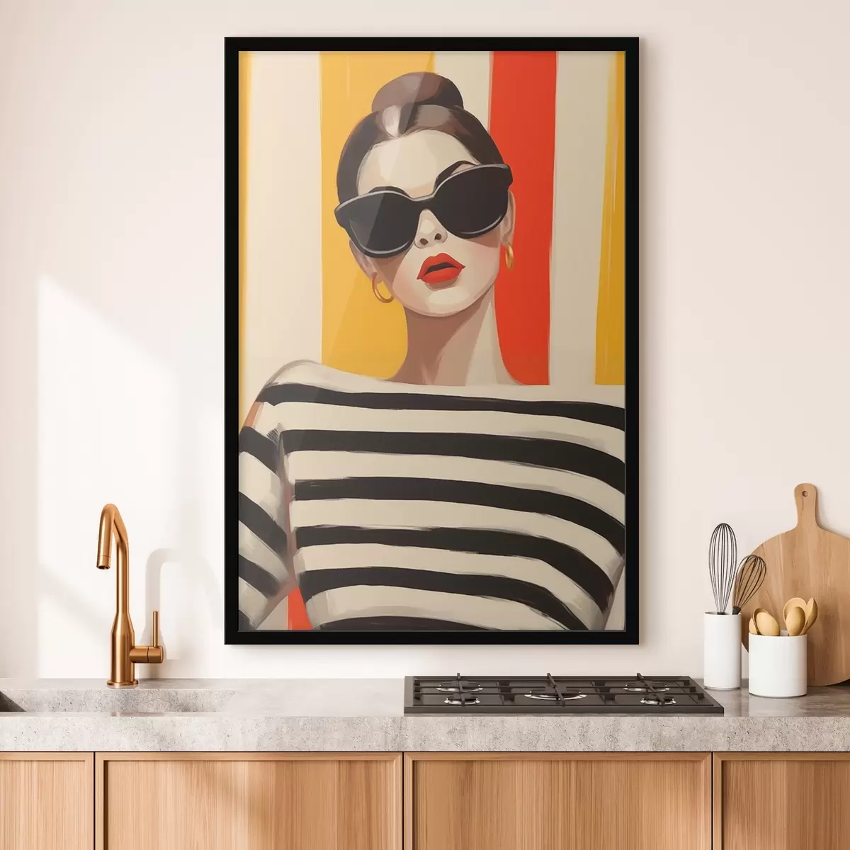 Poster Fille à la mode f46418