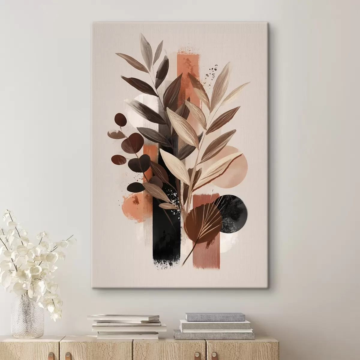 Tableau Feuilles abstraites s46376