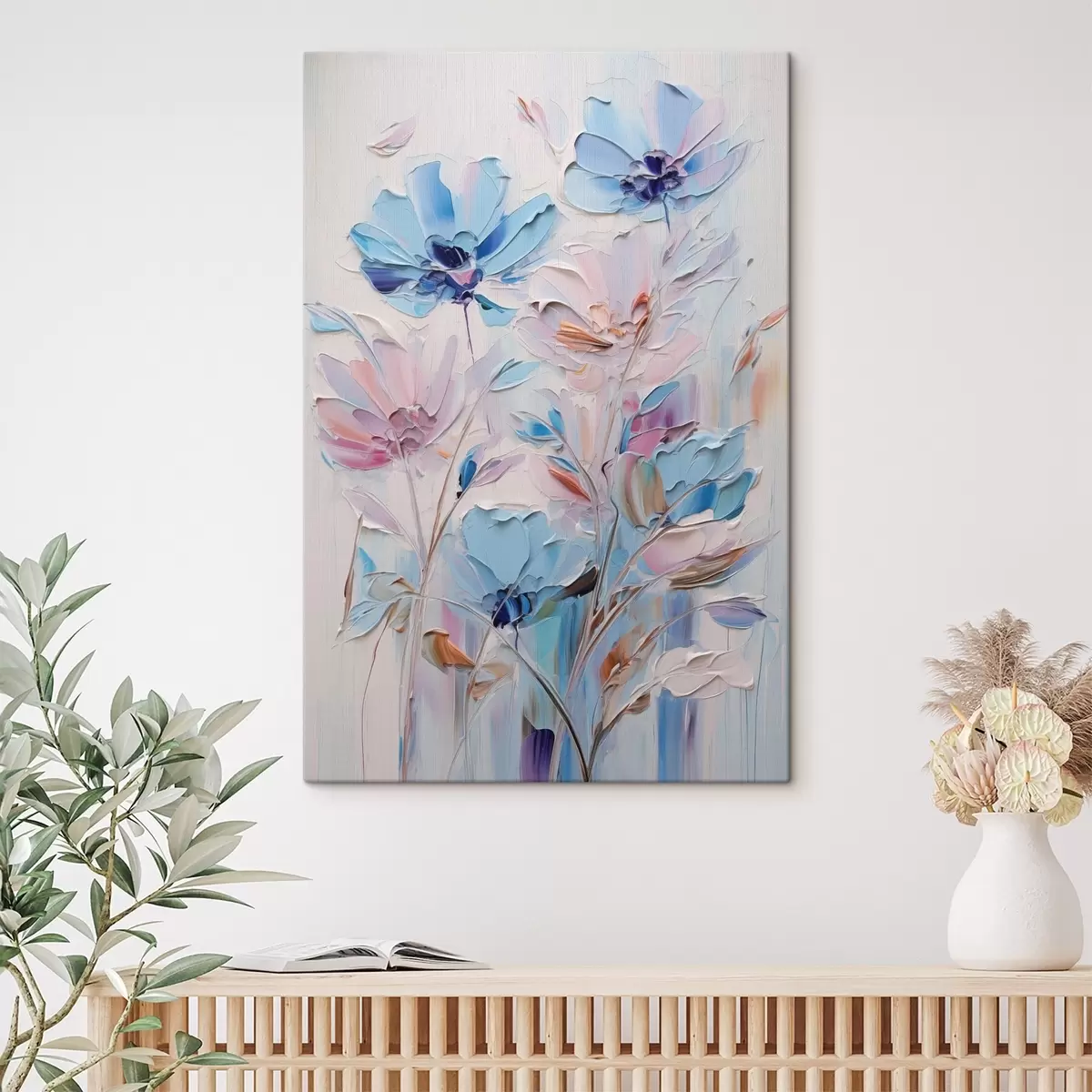 Tableau Fleurs peintes s46392