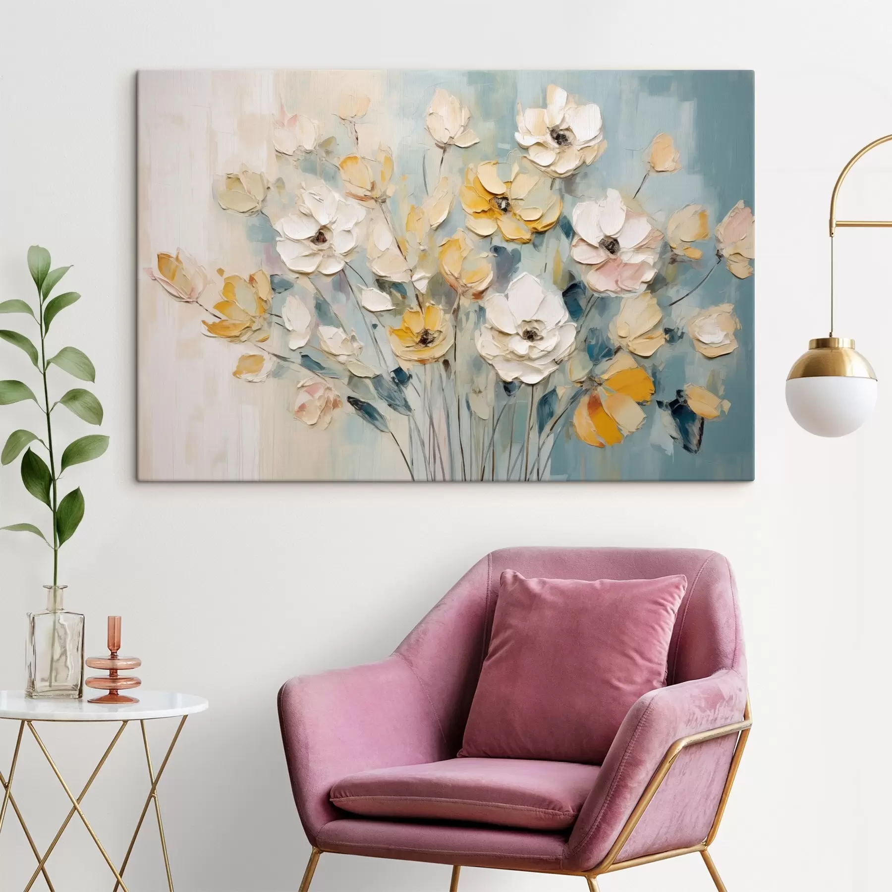 Tableau Fleurs de différentes couleurs s46397