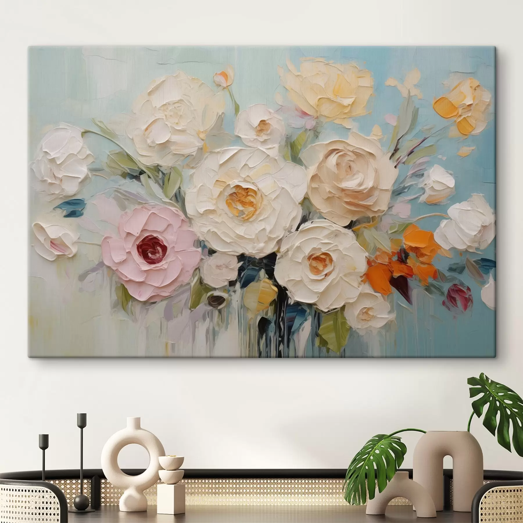 Tableau Fleurs de différentes couleurs s46398