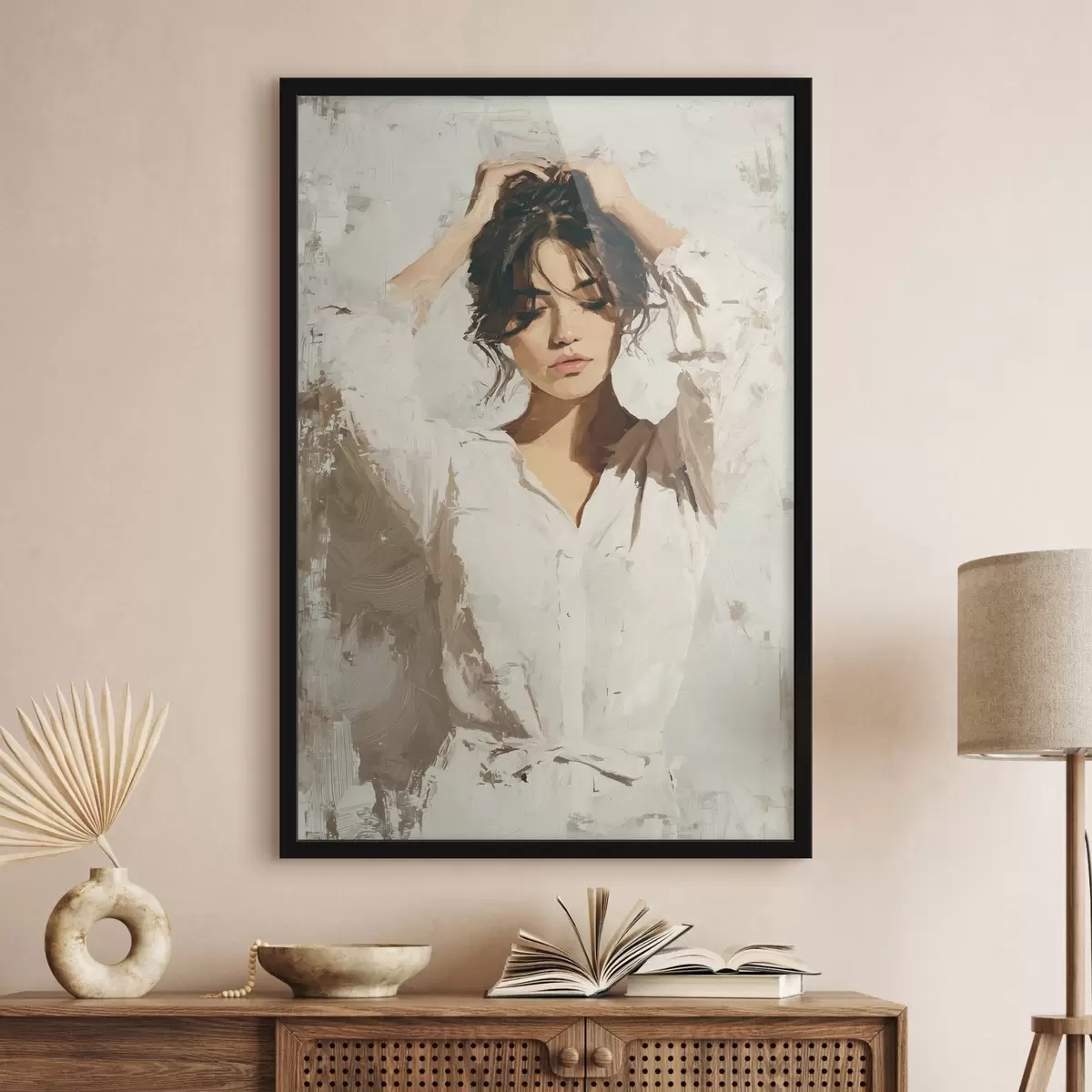 Poster La femme en blanc f46366
