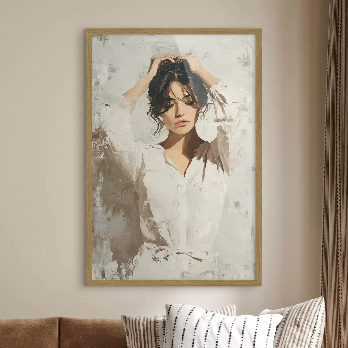 Poster La femme en blanc f46366