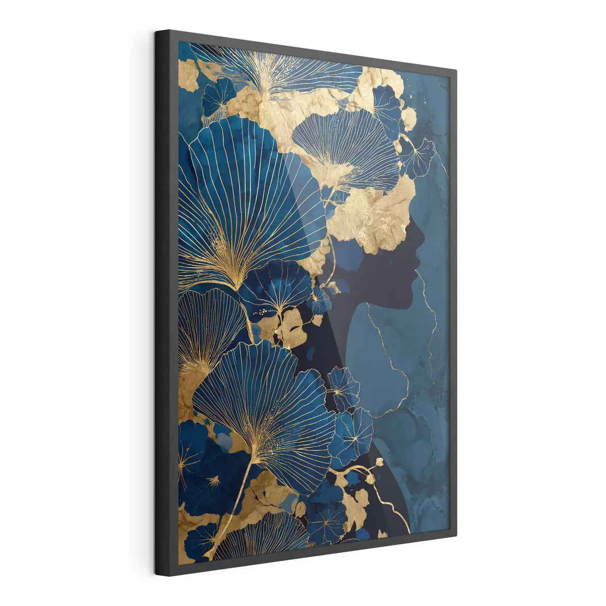 Poster Feuilles abstraites f46367