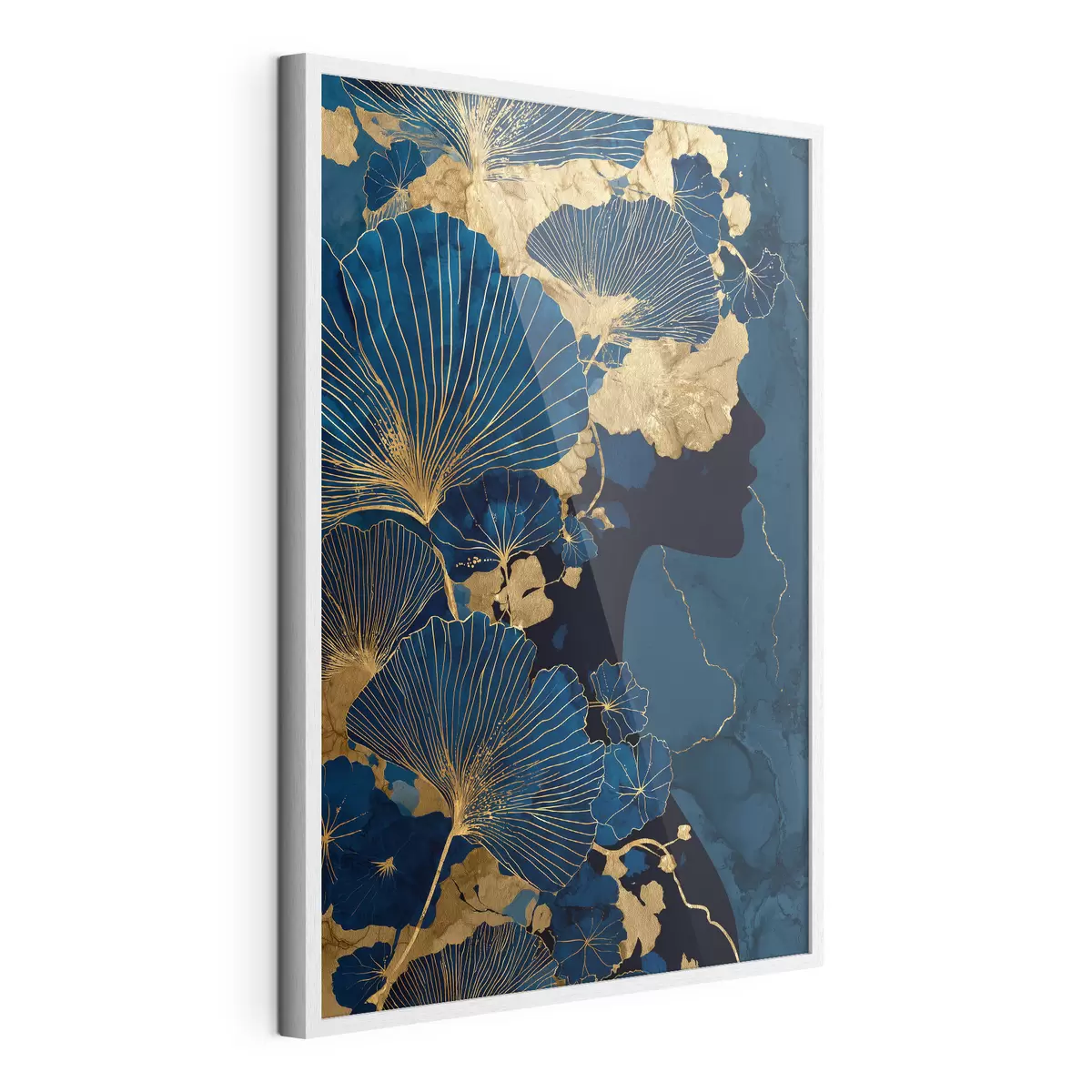 Poster Feuilles abstraites f46367