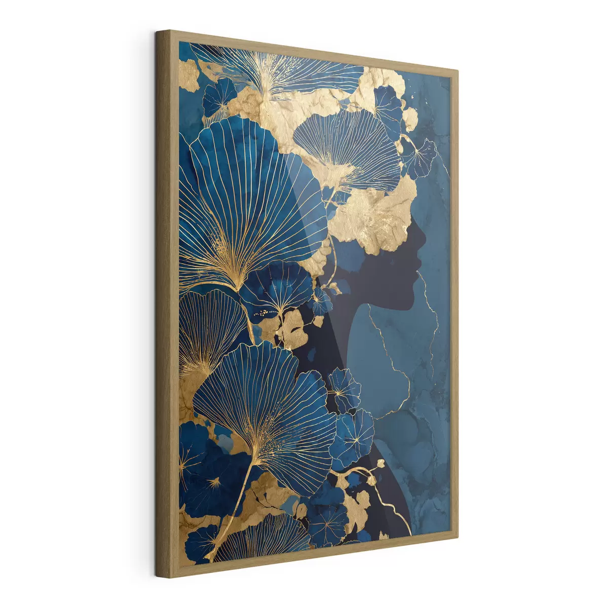 Poster Feuilles abstraites f46367