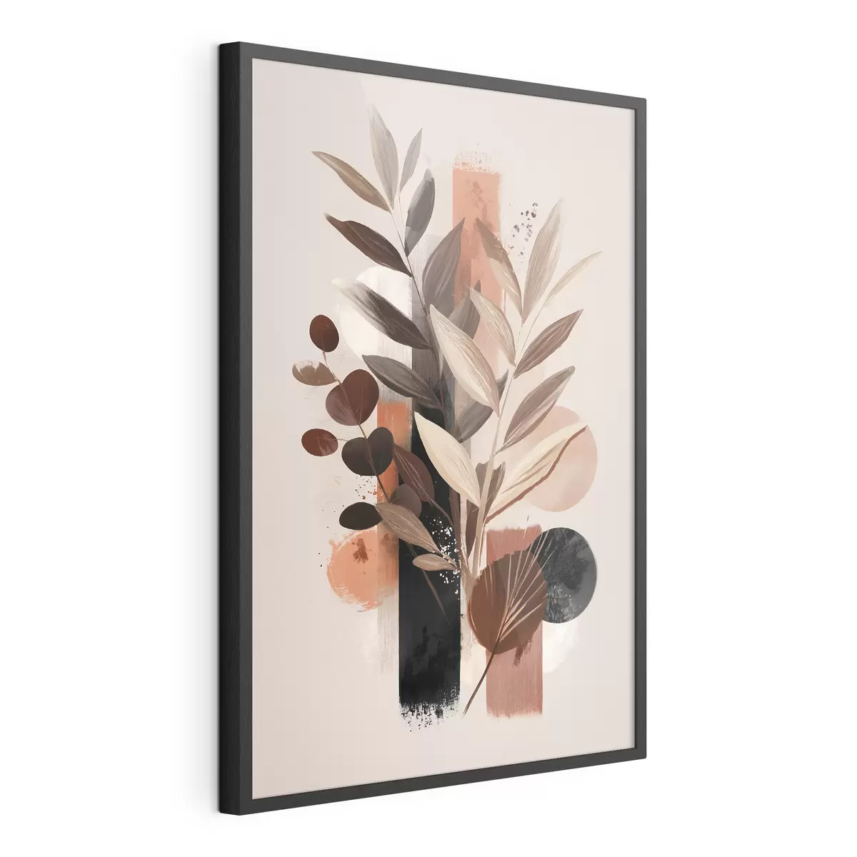 Poster Feuilles abstraites f46376