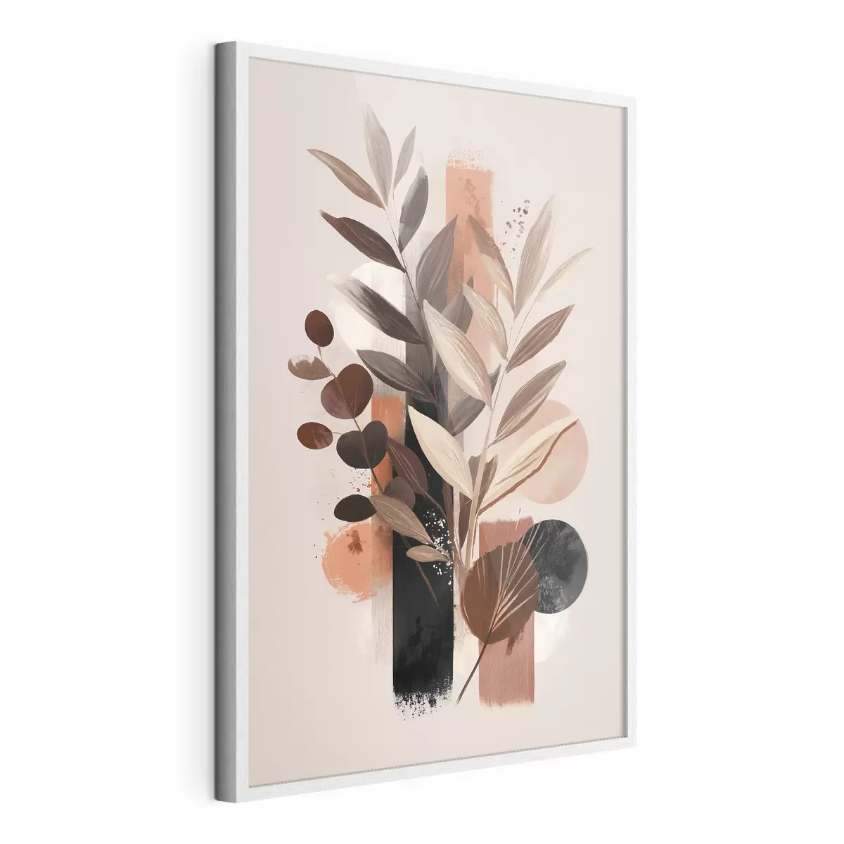 Poster Feuilles abstraites f46376