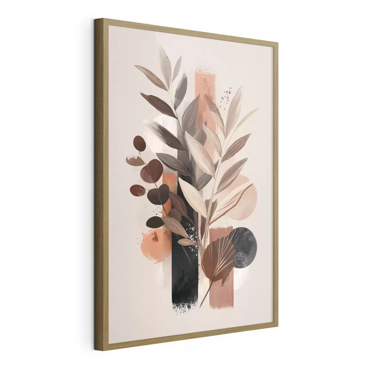Poster Feuilles abstraites f46376
