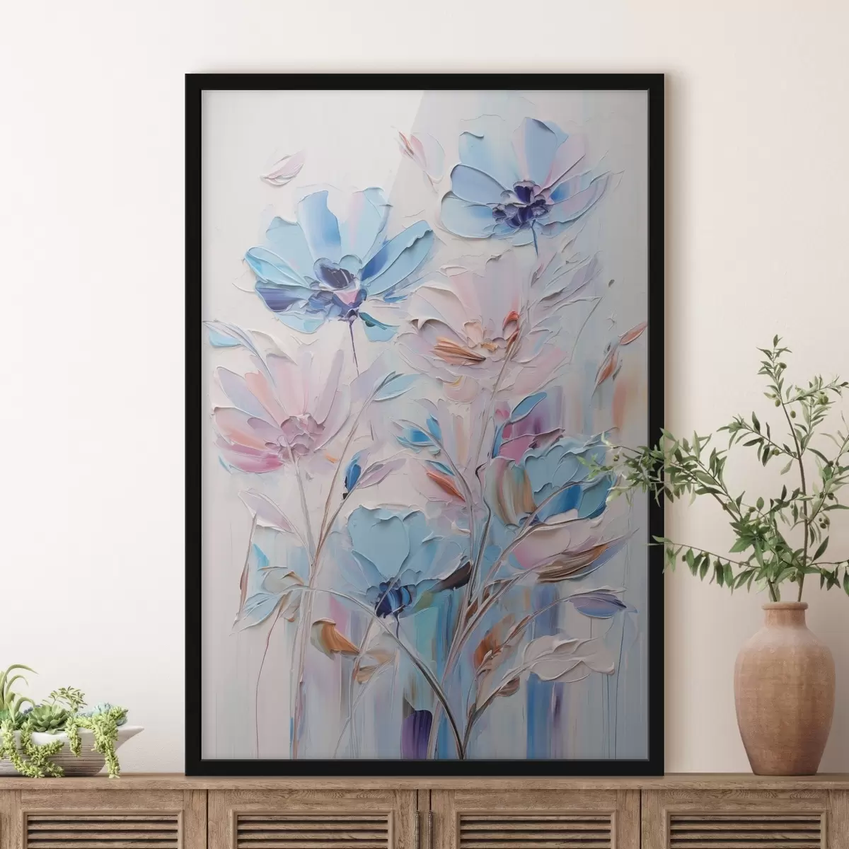 Poster Fleurs peintes f46392