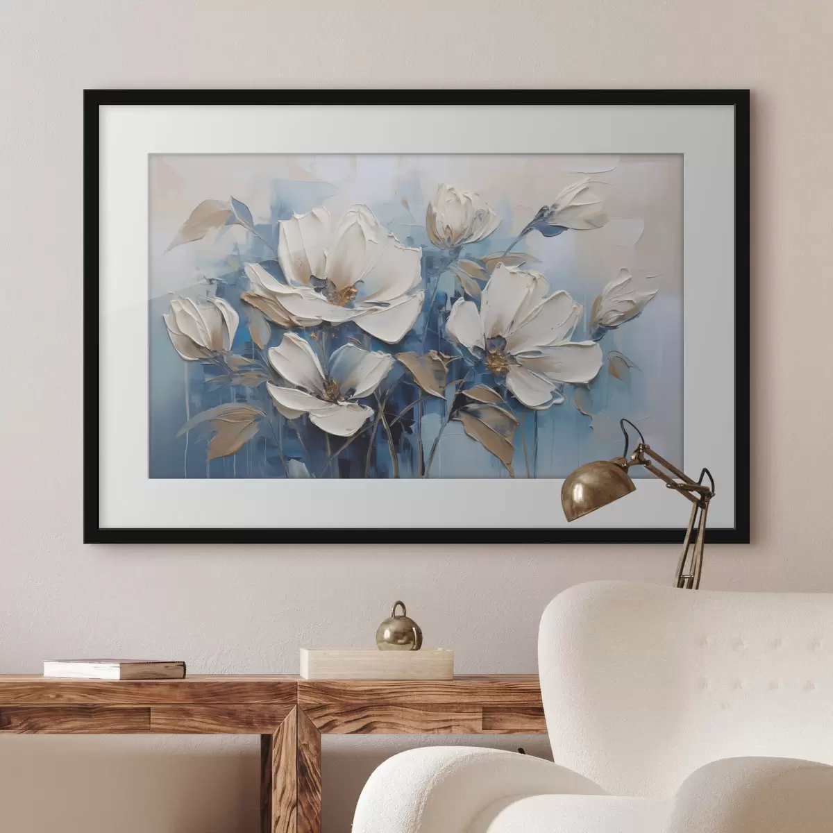 Poster Fleurs peintes f46396
