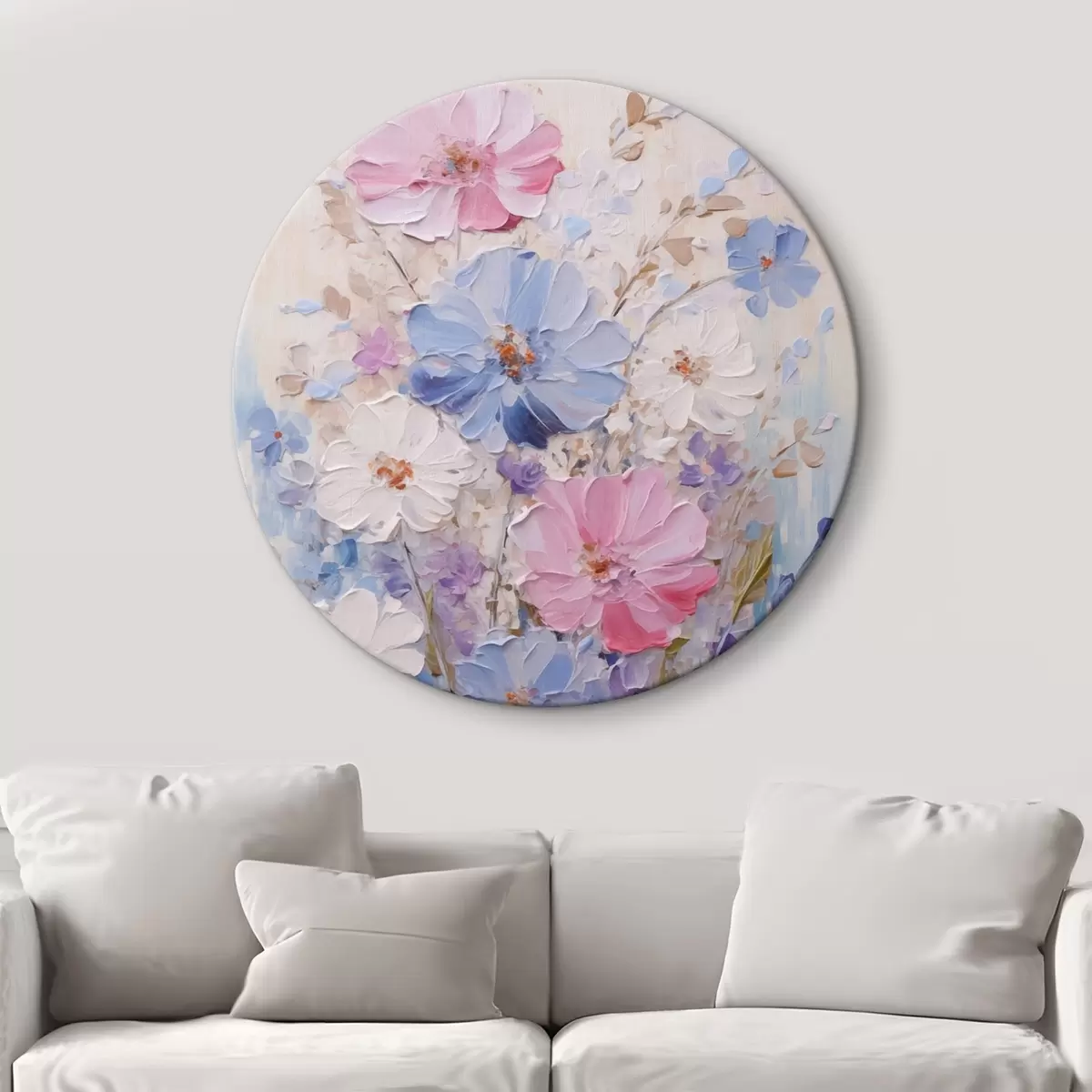 Tableaux rondes Bouquet de fleurs r46389
