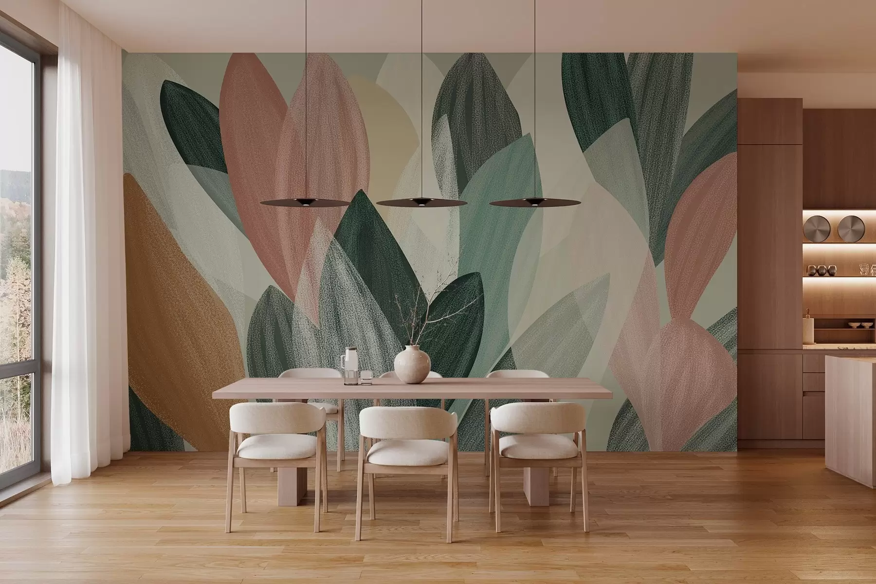Papier peint feuilles fantastiques  w04757 buy France - Uwalls.fr Papier peint feuilles fantastiques  w04757