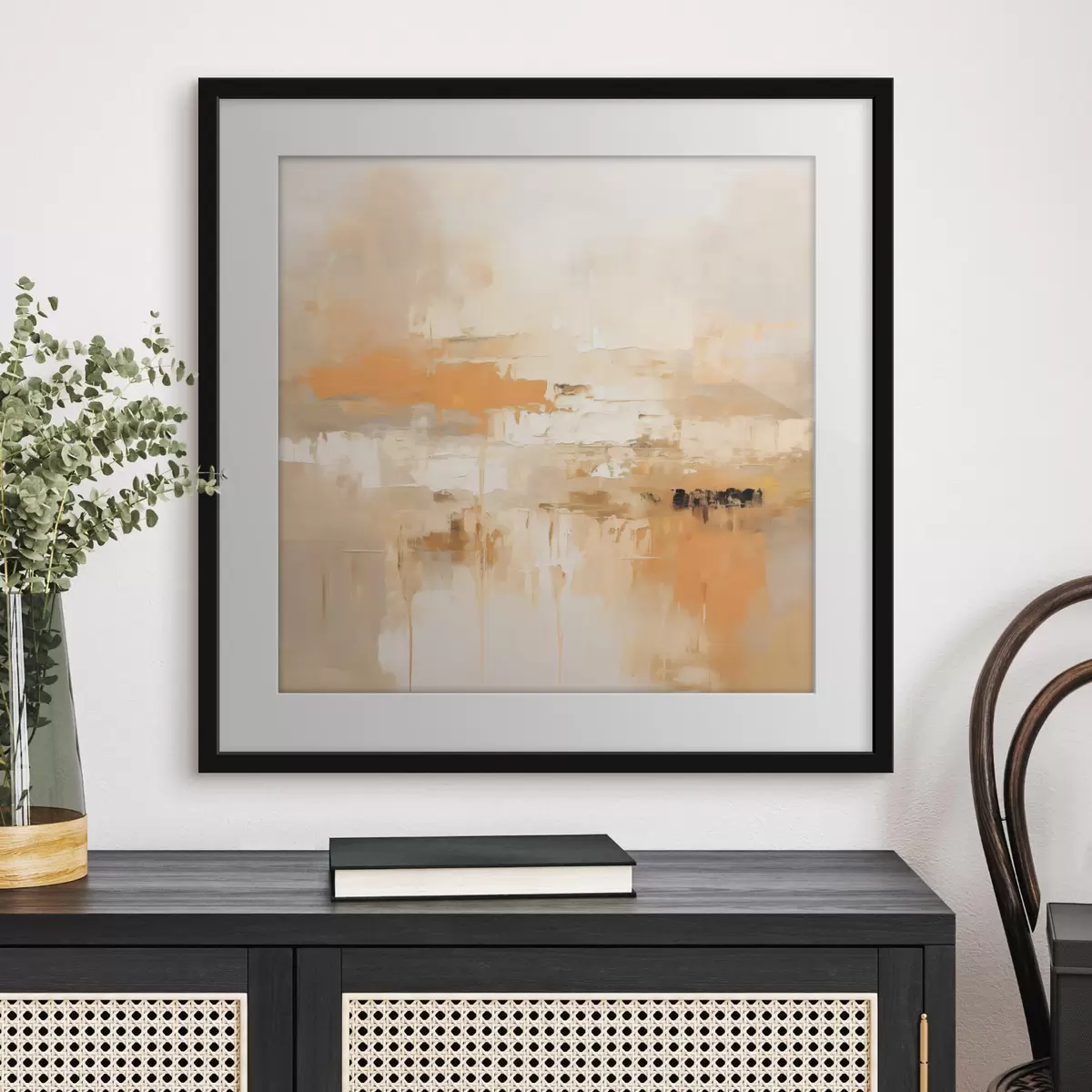Poster Paysage et lueur f46314