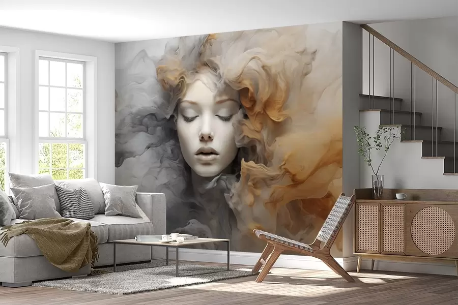 Papier peint Robe pour fille w04798