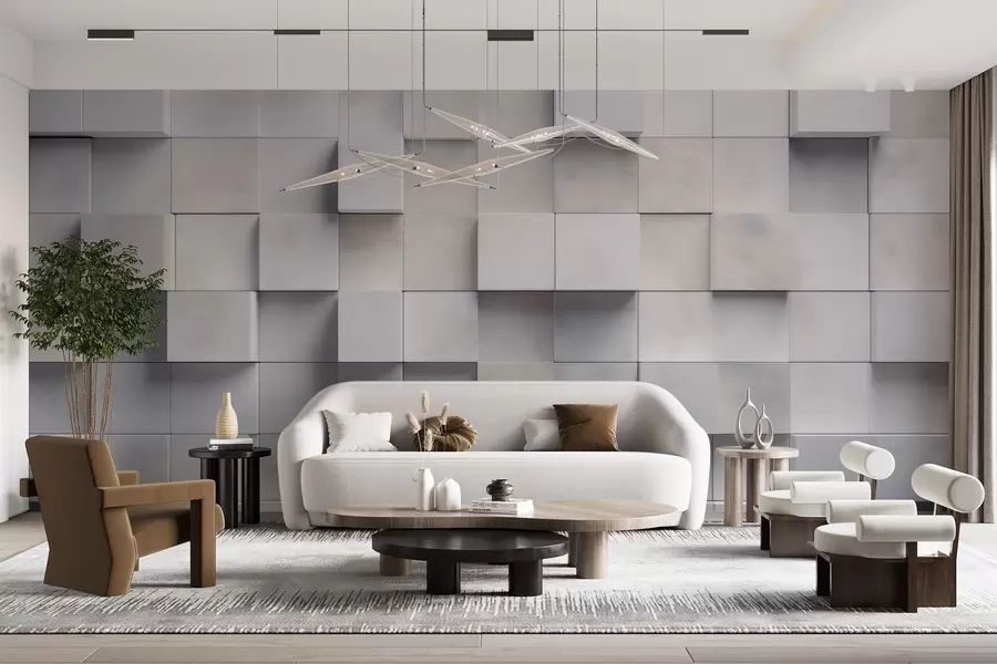 Papier peint Blocs carrés w04806 buy France - Uwalls.fr Papier peint Blocs carrés w04806