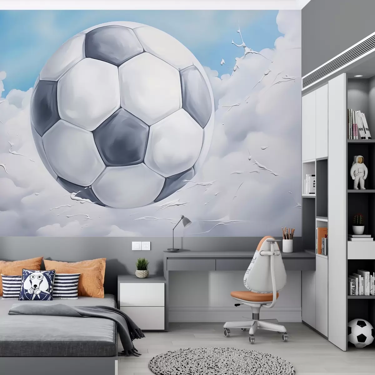 Papier peint Ballon de football w04822