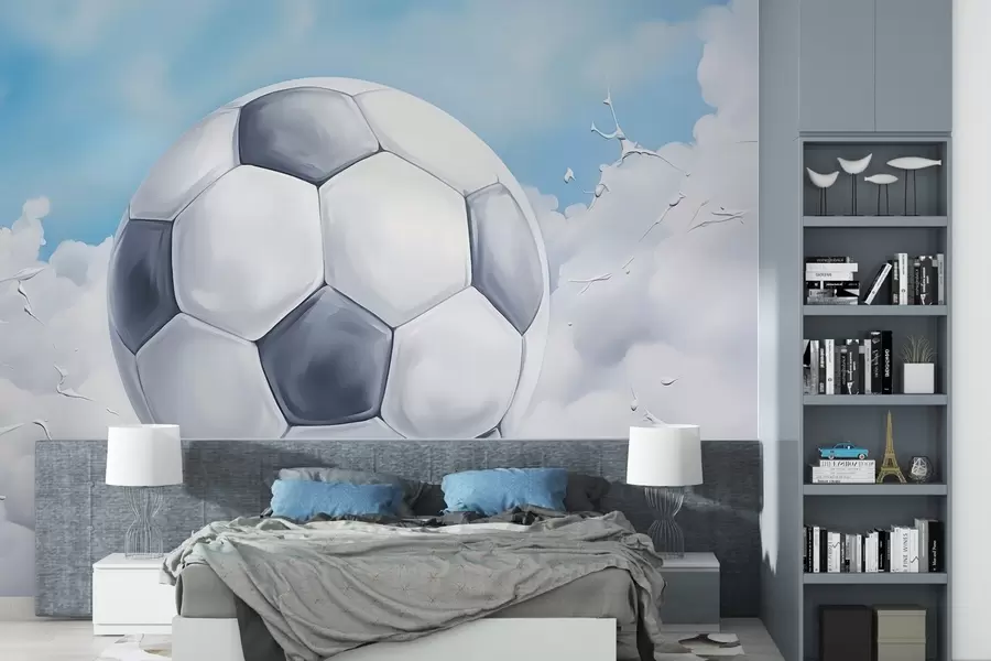 Papier peint Ballon de football w04822