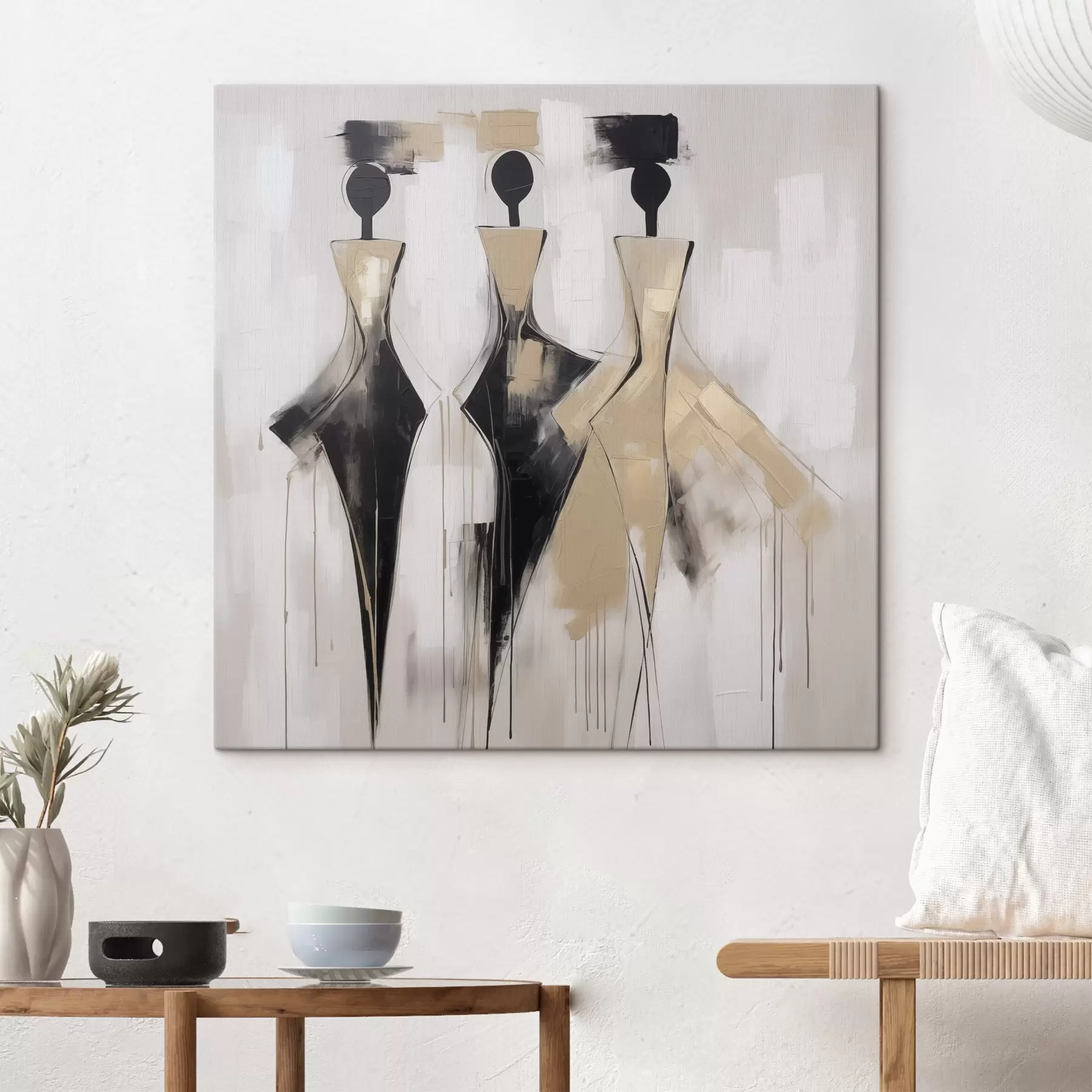 Papier peint Silhouettes abstraites s46436