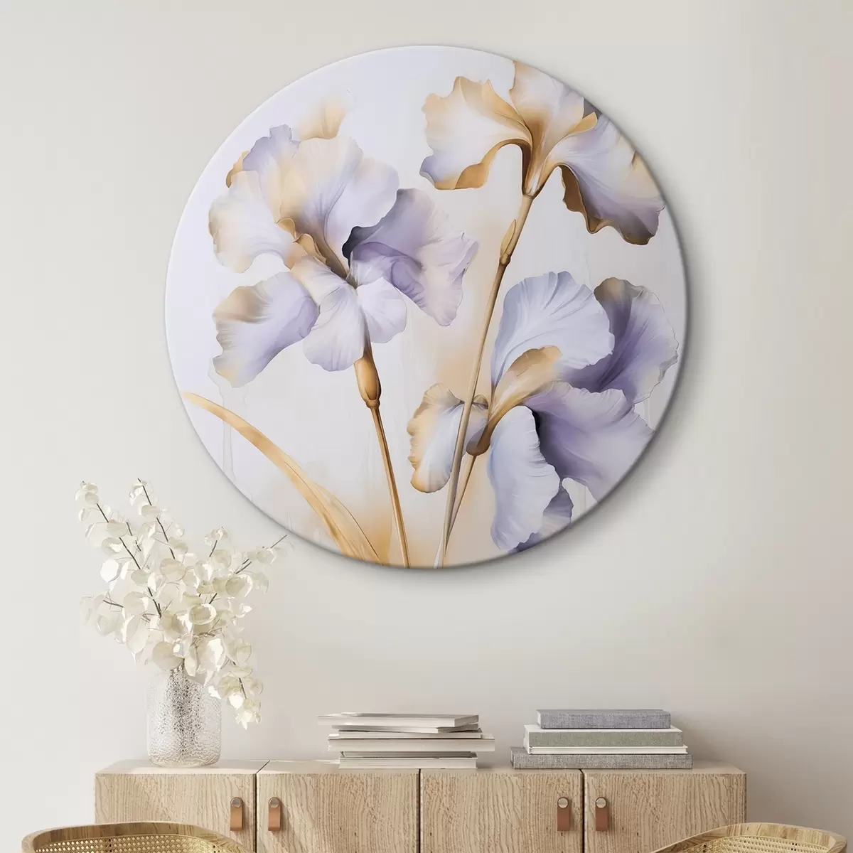 Tableaux rondes Iris r46439