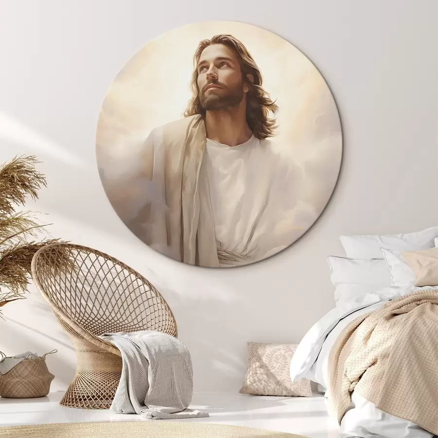 Tableau Jésus parmi les nuages r46445