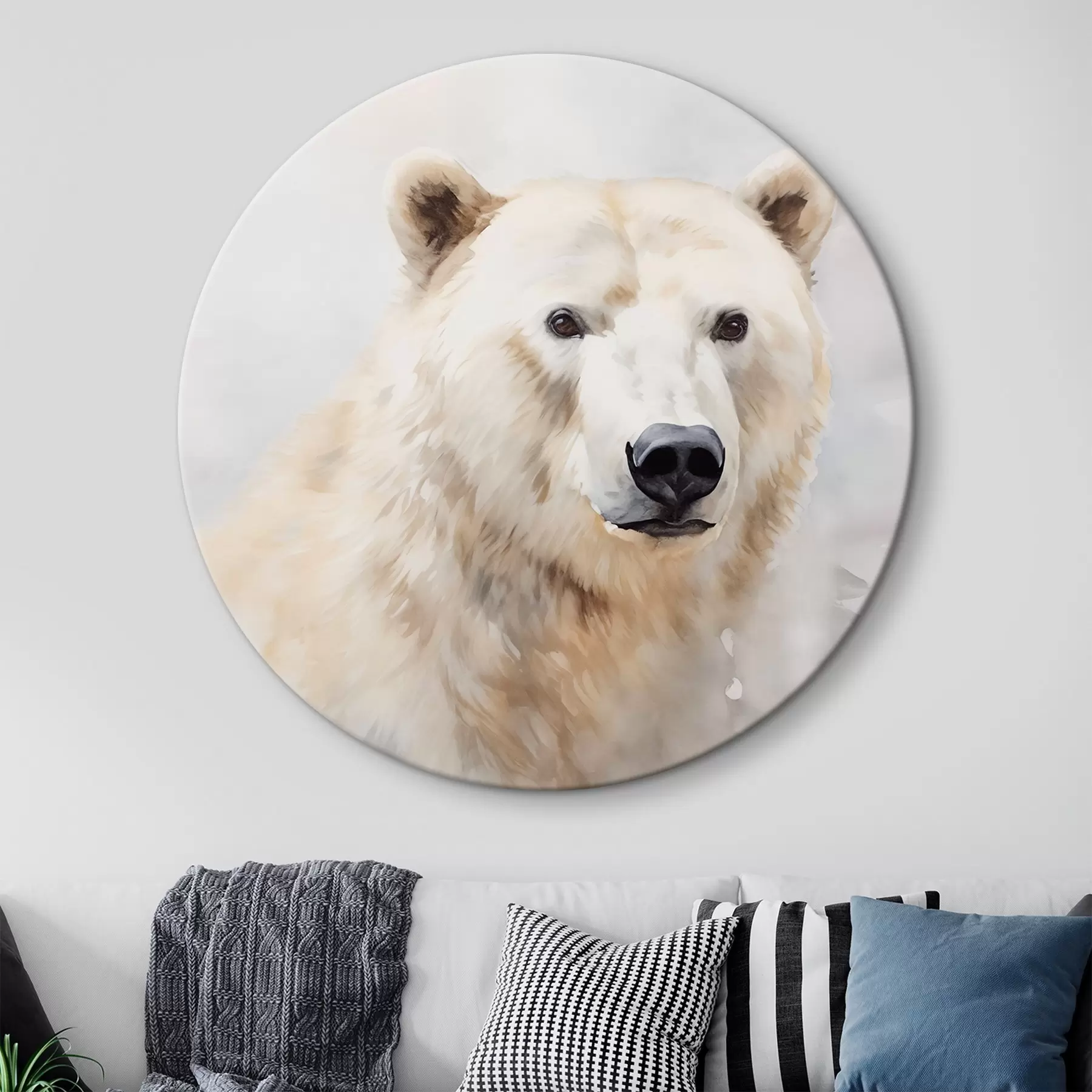 Tableau Peinture imitant un ours r46447