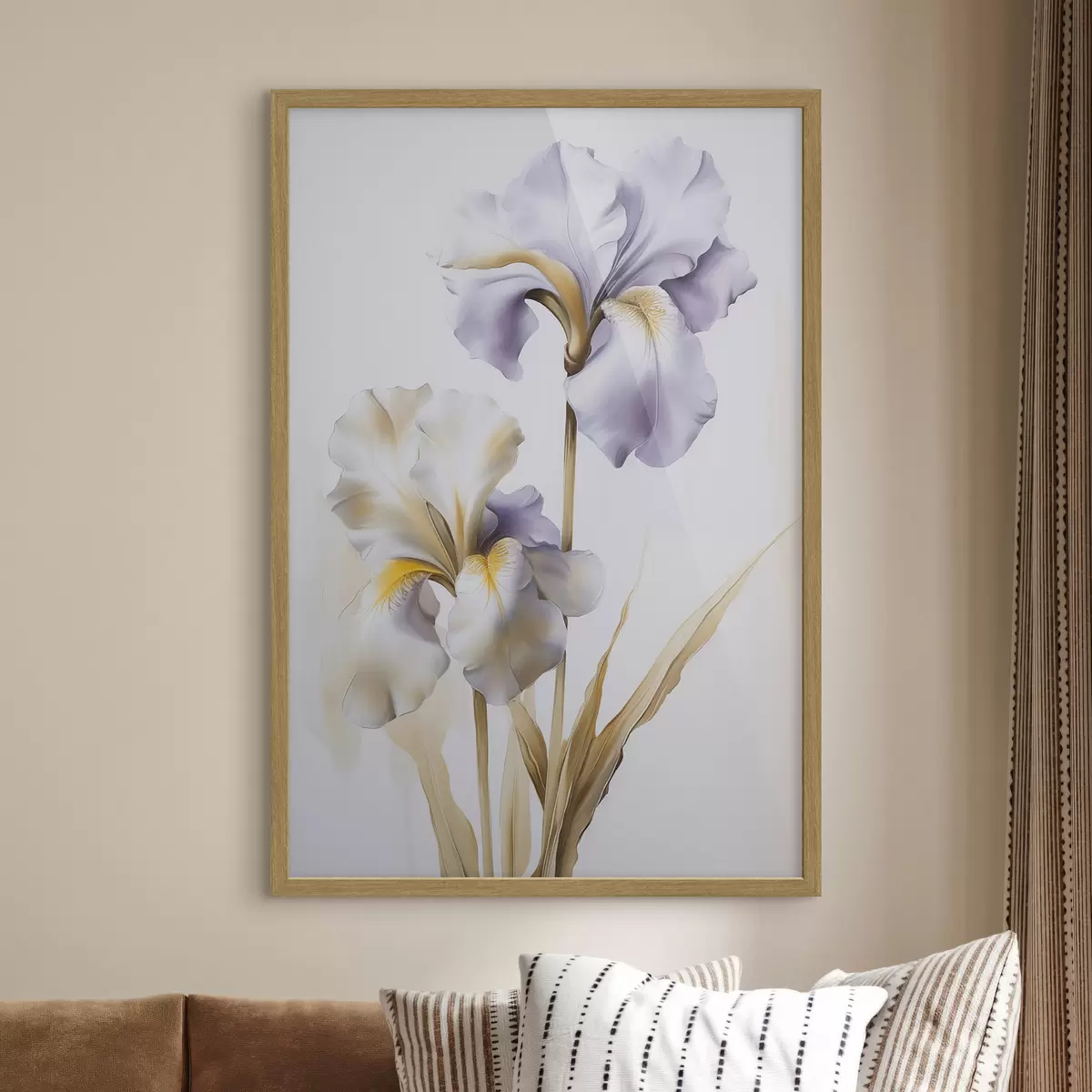Poster Iris  peinture imitation f46440