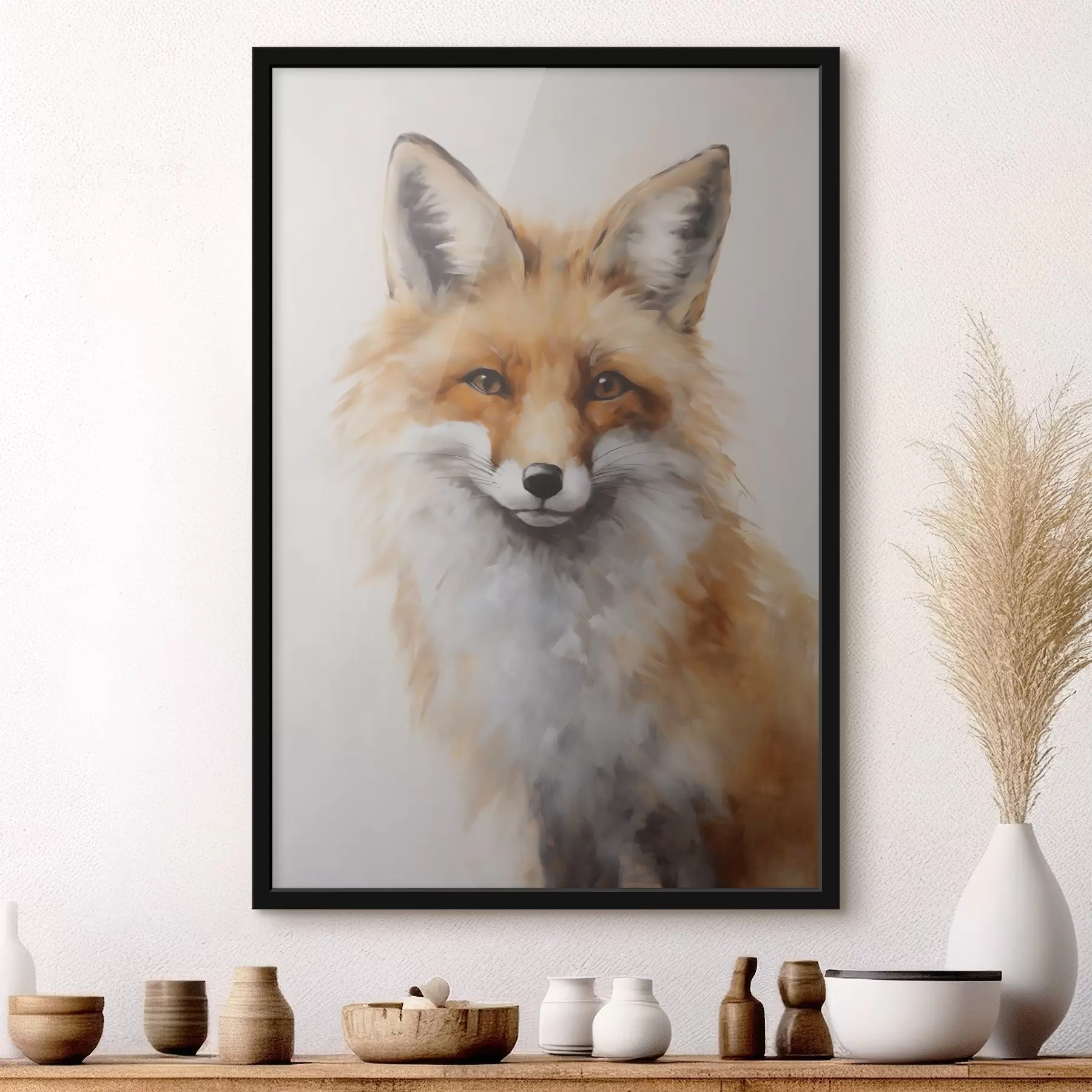 Papier peint Renard f46442