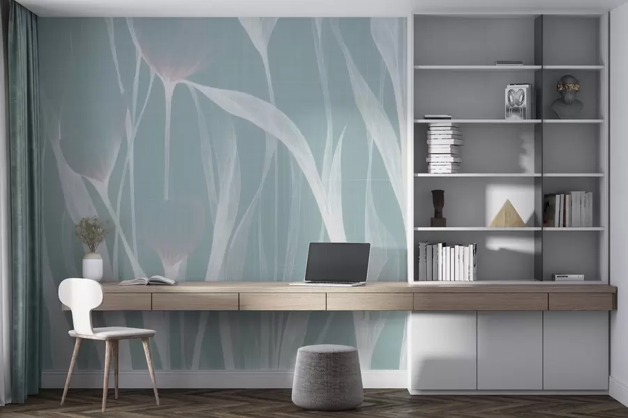 Papier peint Tulipes translucides fragiles w04831v2