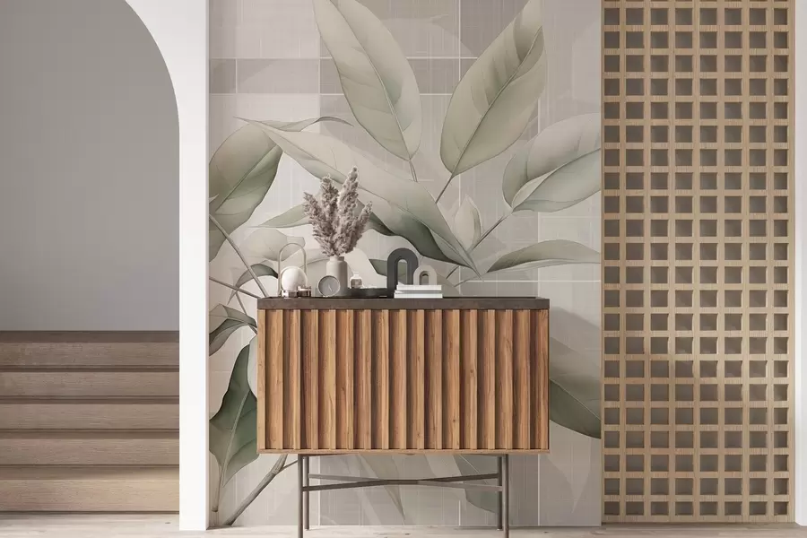 Papier peint Branche d'arbre gracieuse w04840