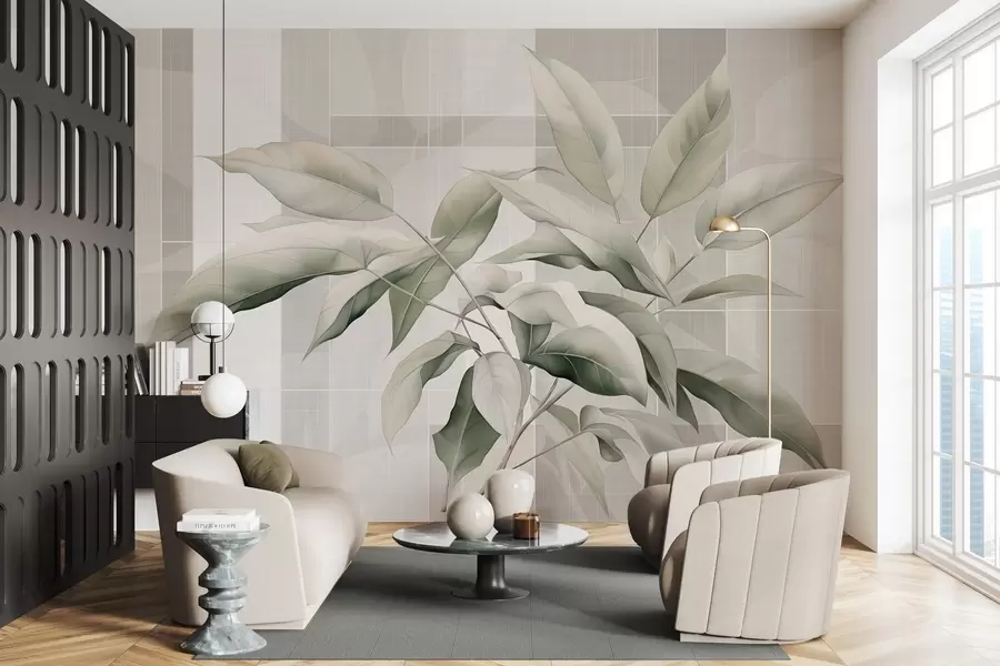 Papier peint Branche d'arbre gracieuse w04840