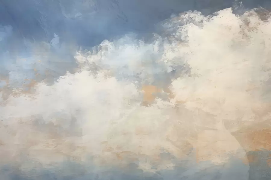 Papier peint Image abstraite de nuages dans un style loft w04841