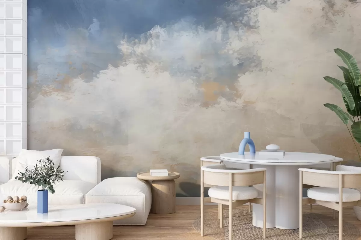 Papier peint Image abstraite de nuages dans un style loft w04841 buy France - Uwalls.fr Papier peint Image abstraite de nuages dans un style loft w04841