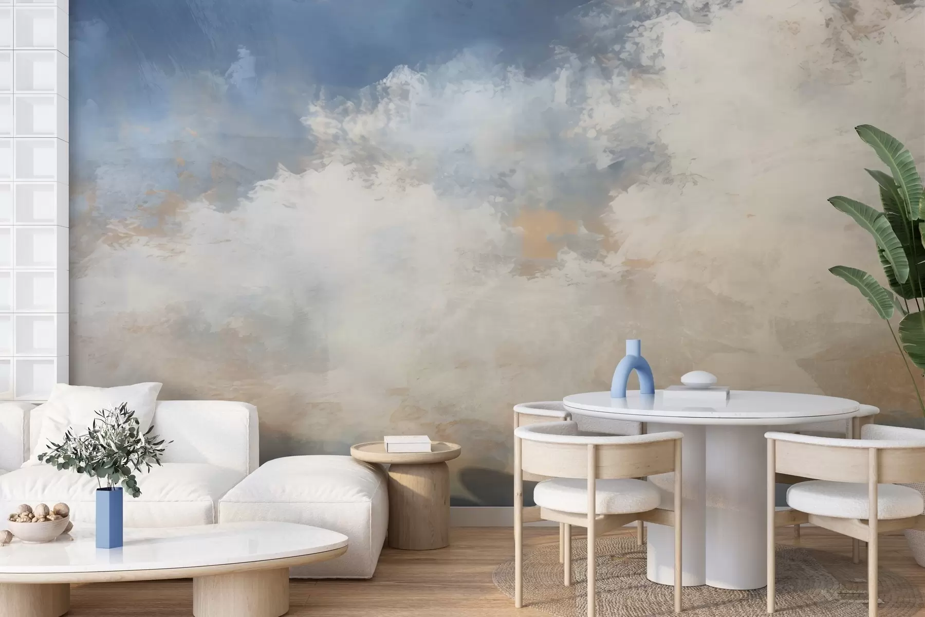 Papier peint Image abstraite de nuages dans un style loft w04841 buy France - Uwalls.fr Papier peint Image abstraite de nuages dans un style loft w04841