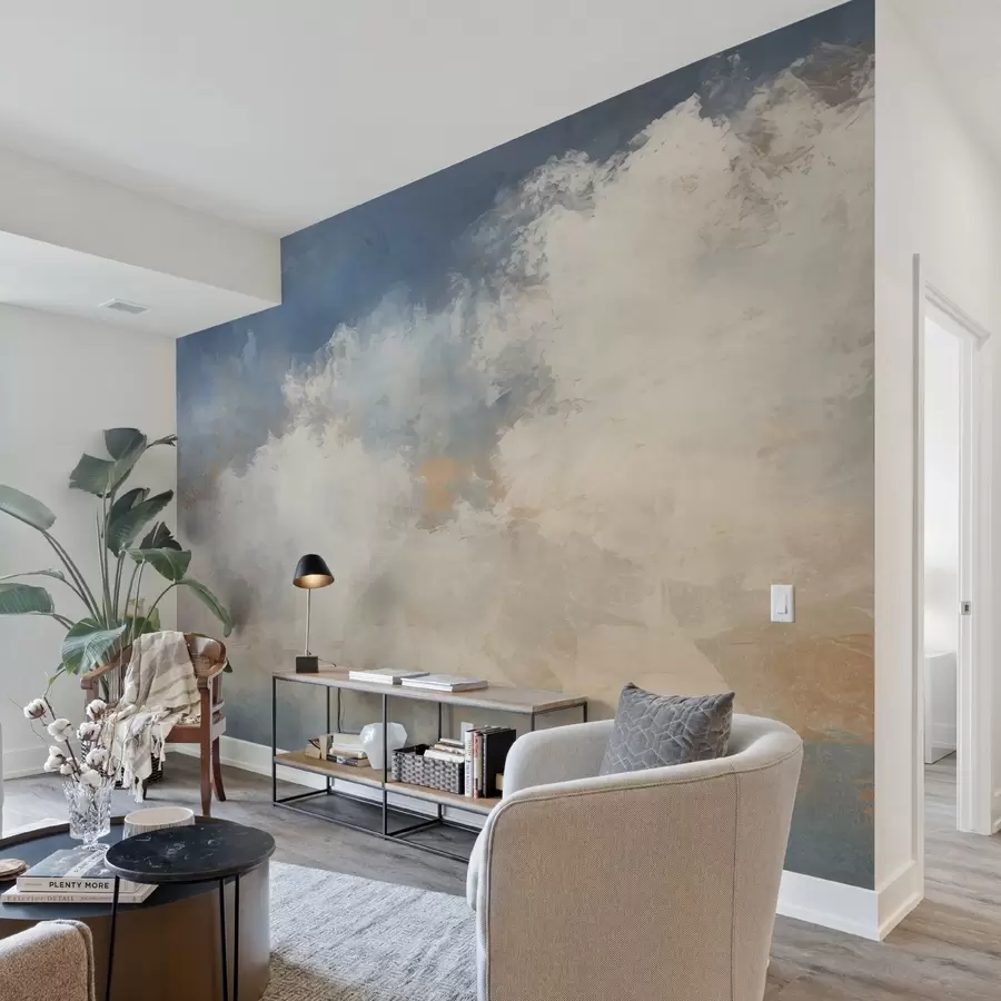 Papier peint Image abstraite de nuages dans un style loft w04841 buy France - Uwalls.fr Papier peint Image abstraite de nuages dans un style loft w04841