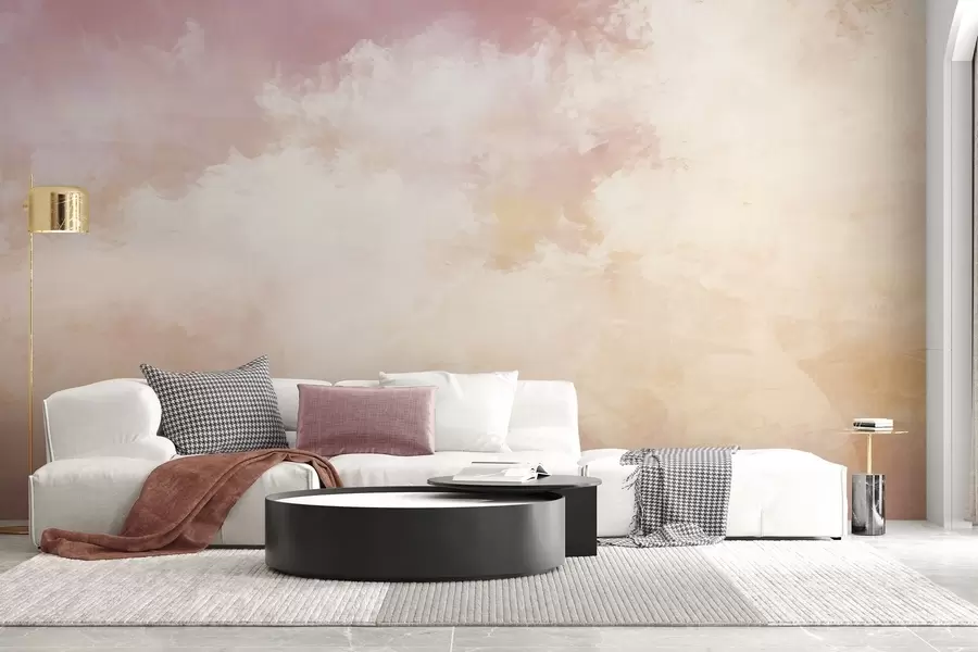 Papier peint Image abstraite de nuages dans un style loft w04841v1