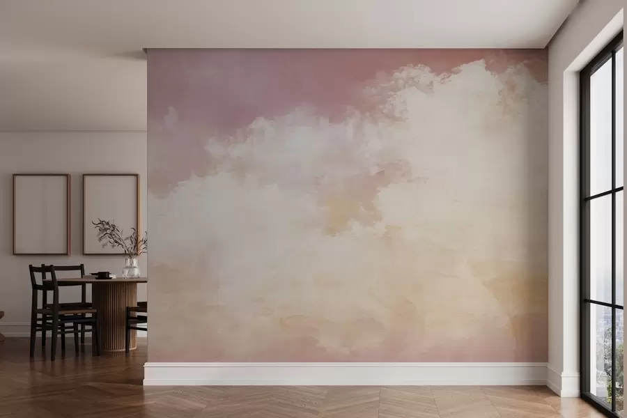 Papier peint Image abstraite de nuages dans un style loft w04841v1
