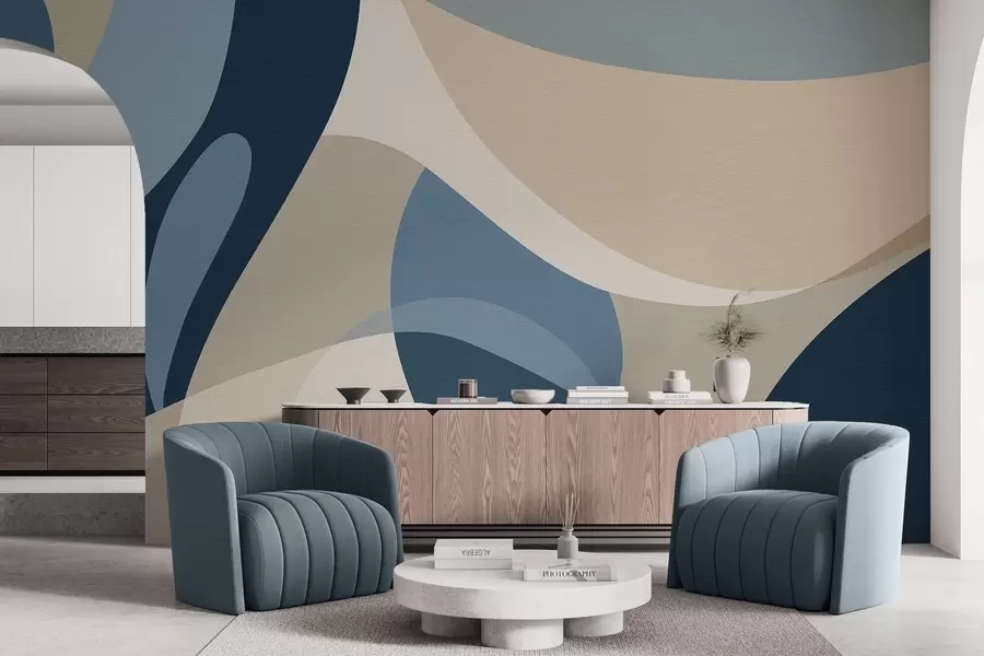 Papier peint Abstraction géométrique w04843