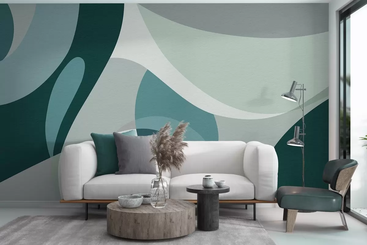 Papier peint Abstraction géométrique w04843v2