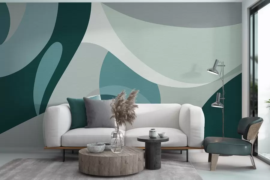 Papier peint Abstraction géométrique w04843v2