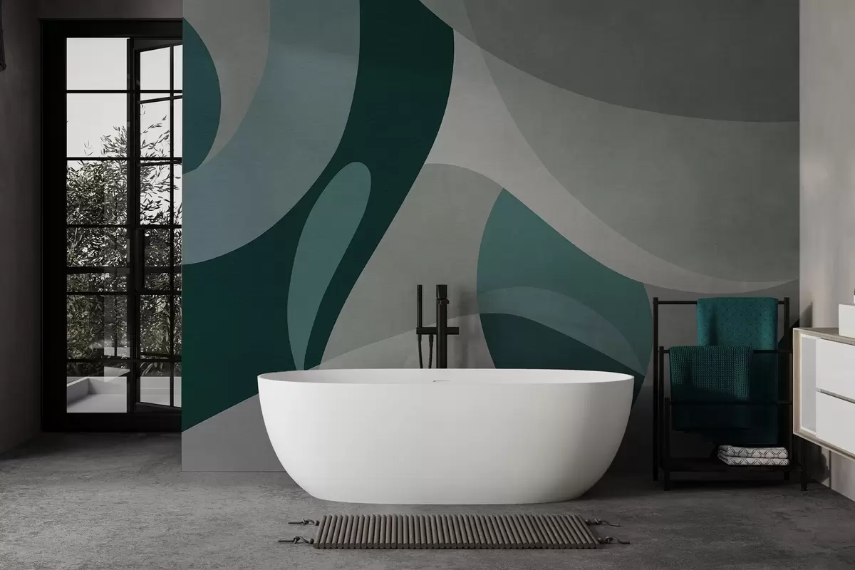 Papier peint Abstraction géométrique w04843v2