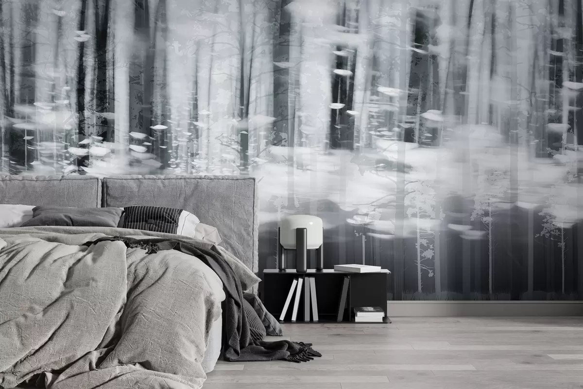 Papier peint Troncs d'arbres stylisés aux couleurs pastel w04844v2 buy France - Uwalls.fr Papier peint Troncs d'arbres stylisés aux couleurs pastel w04844v2