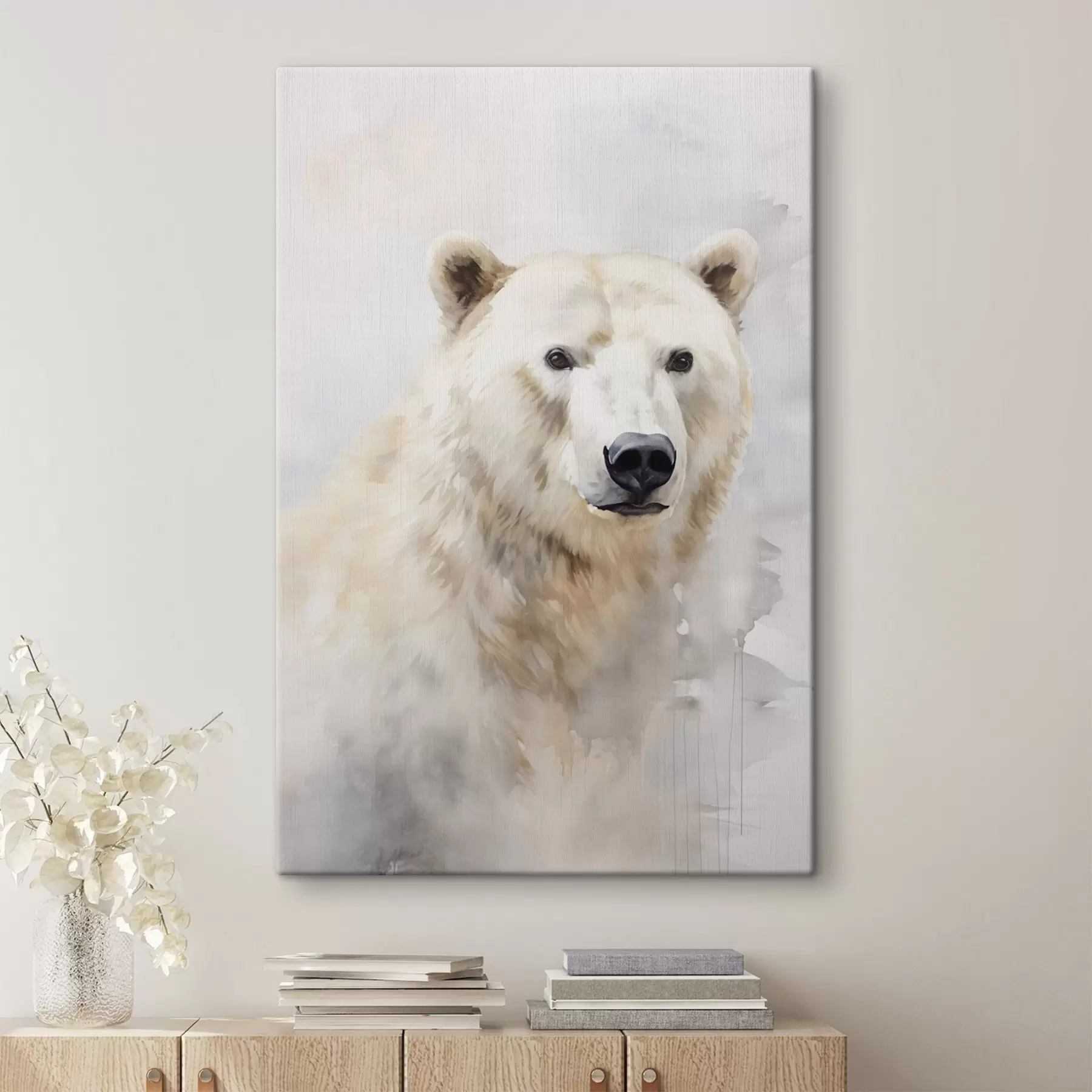 Tableau Peinture imitant un ours s46447 Tableau Peinture imitant un ours s46447